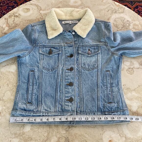 Rebecca Minkoff Clark Denim Jacket - Picture 14 of 15